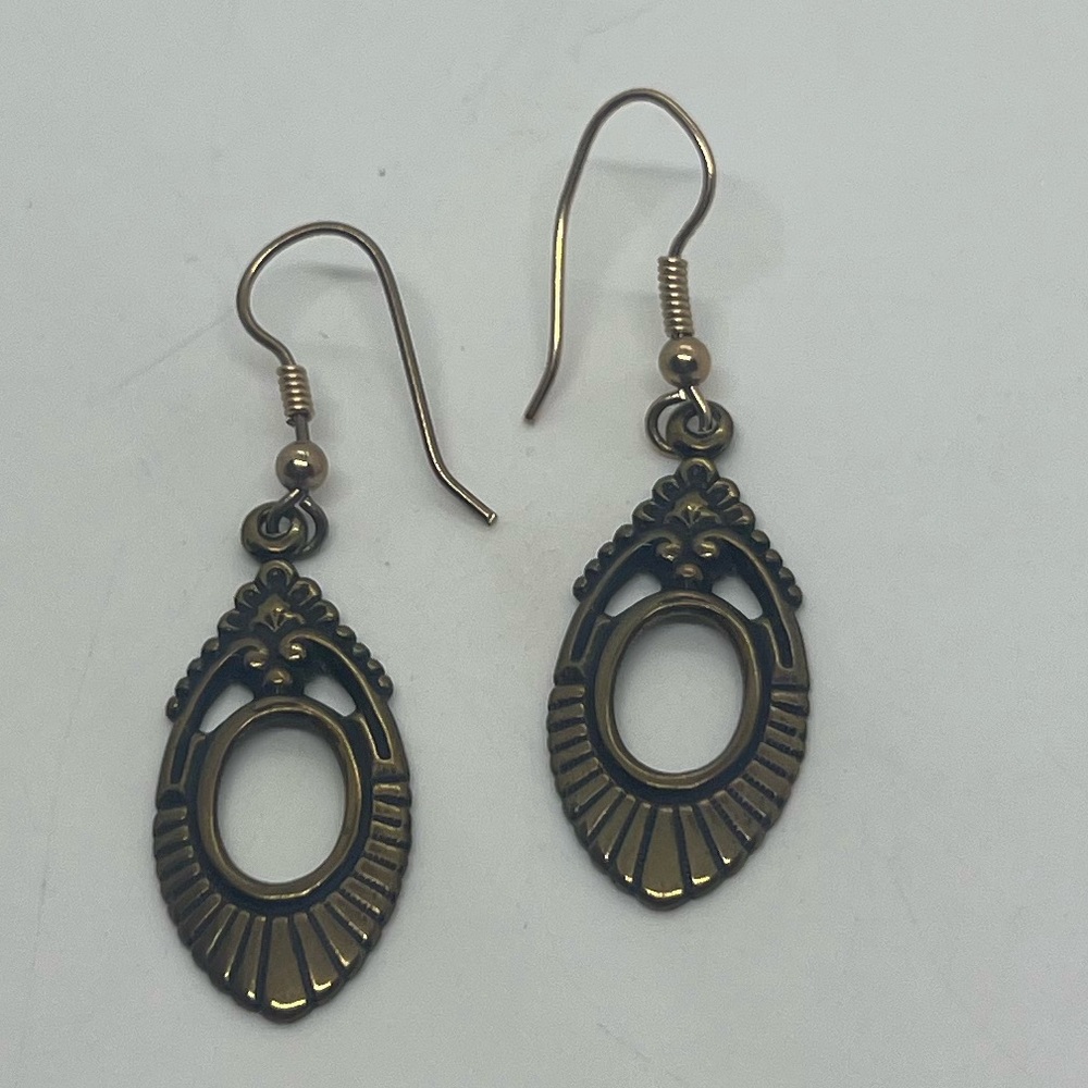 Vintage Oblong Earrings